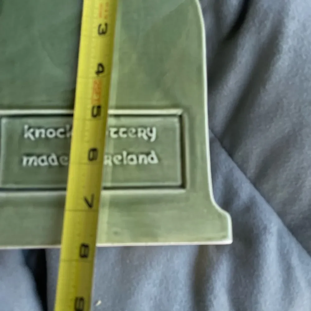 Irish Clock Souvenir from Knock Pottery 8” tall